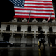 The New York Stock Exchange (NYSE) on March 19, 2020 at Wall Street in New York City